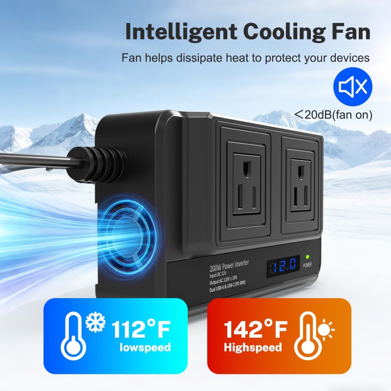 200W Car Inverter Car Socket A - Outdoor Power Adapter Usb C review and price