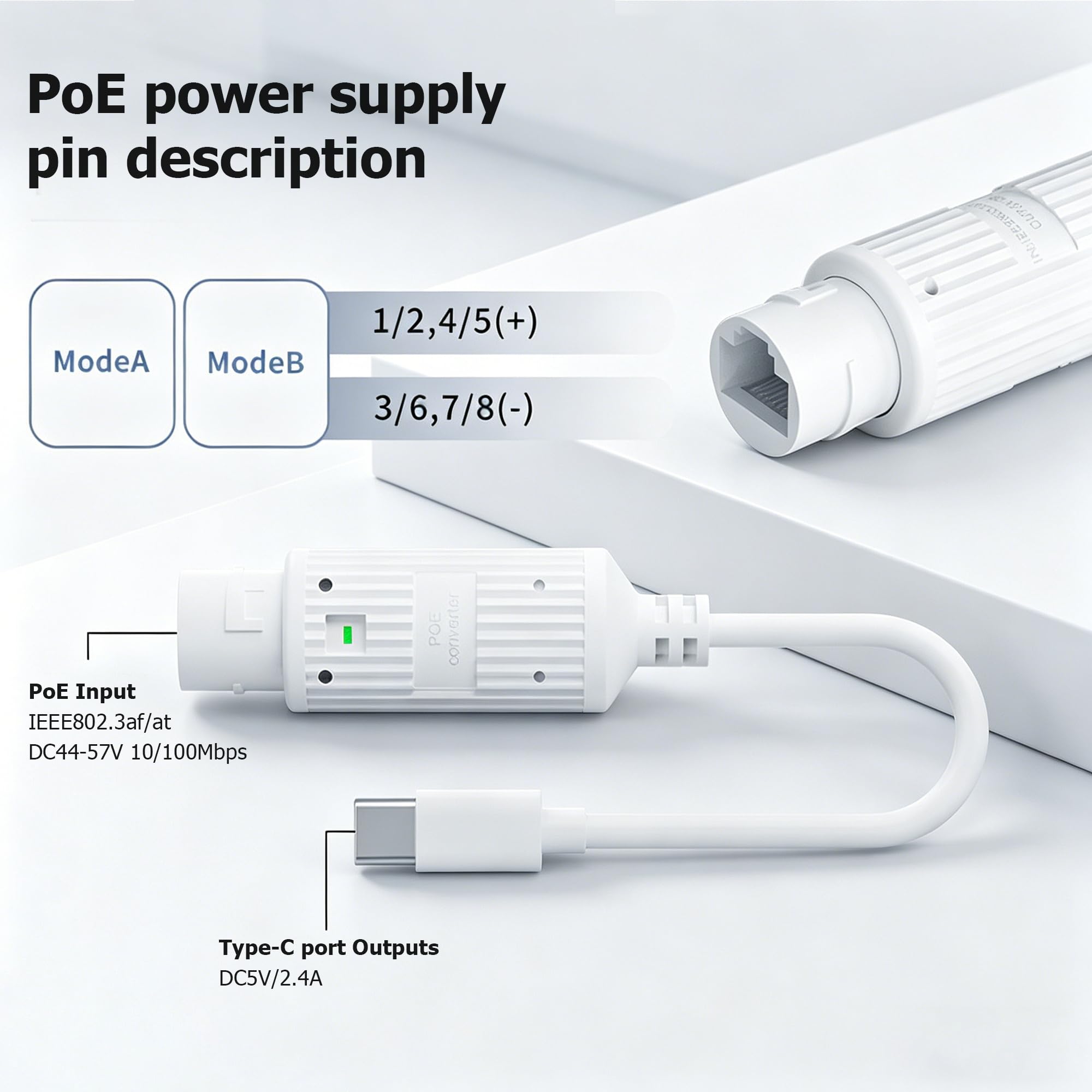 POE to USB-C Power Converter R - Outdoor Power Adapter Usb C review and price