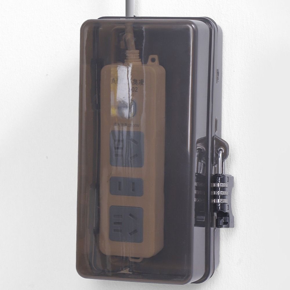Portable Plastic Plug Box Anti - Outdoor Power Strip Weatherproof review and price