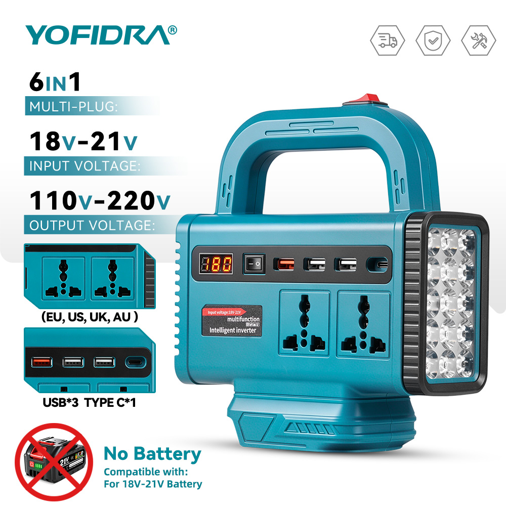 YOFIDRA 220V Portable Power In - Ac Outdoor Power review and price