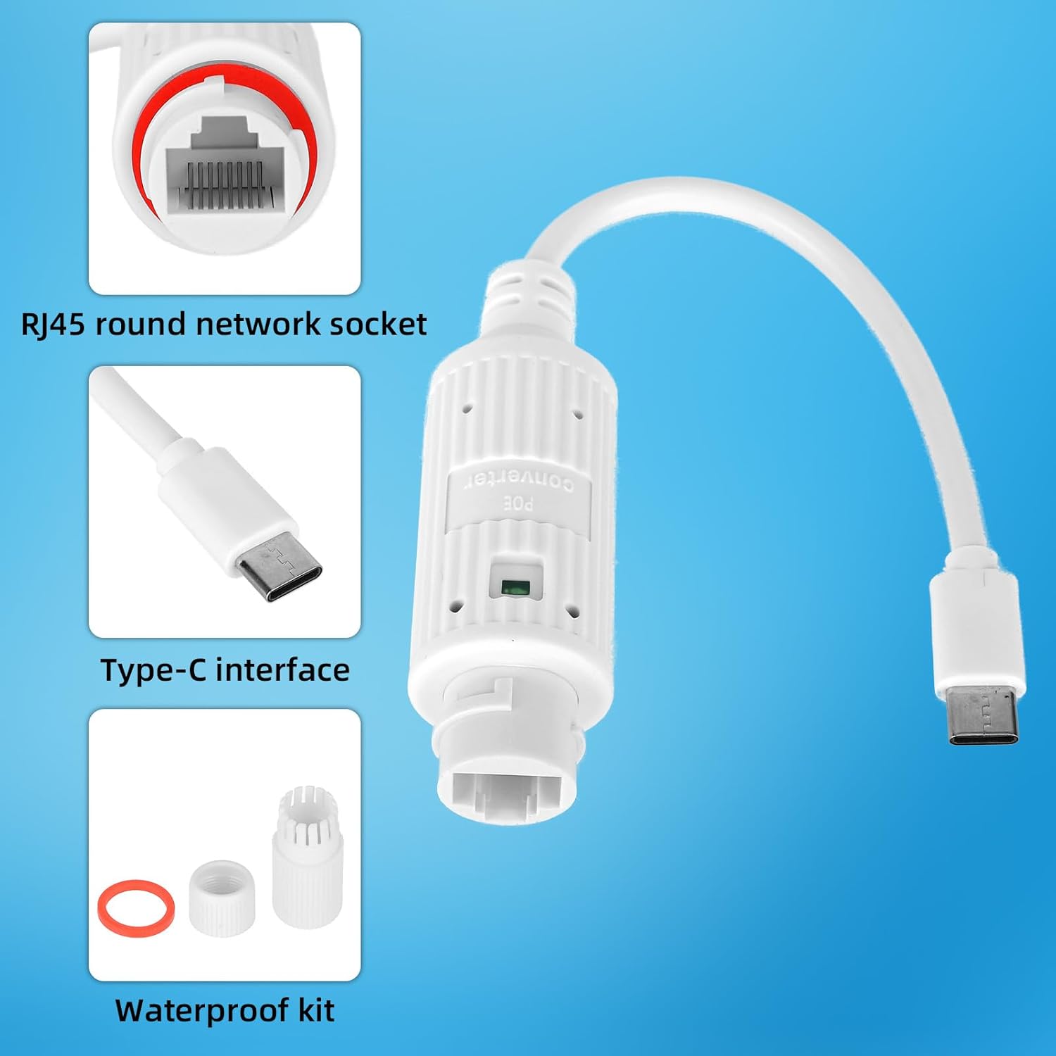 POE to USB-C Power Converter O - Outdoor Power Adapter Usb C review and price