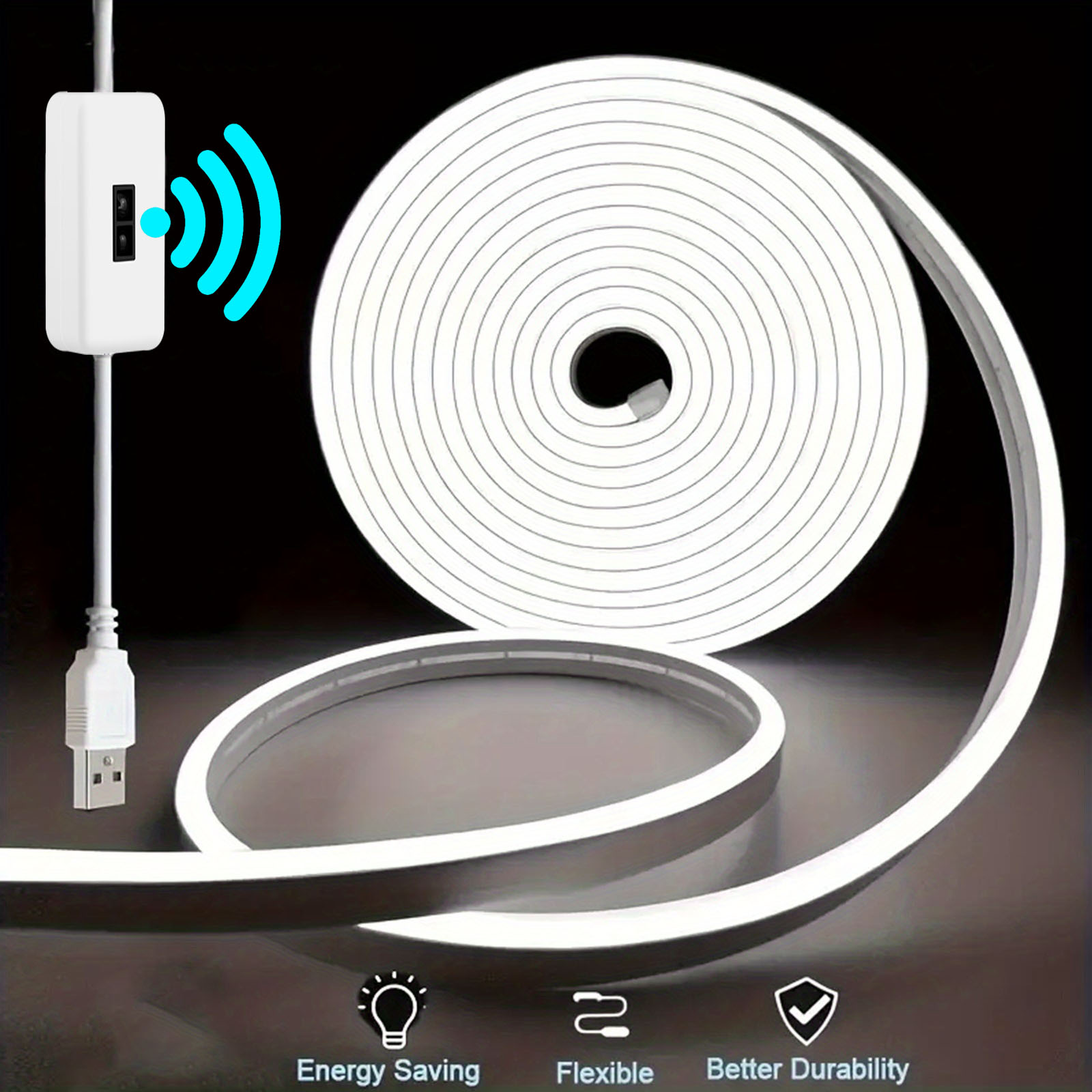 Motion Sensor Neon LED Light S - Outdoor Power Strip Weatherproof review and price